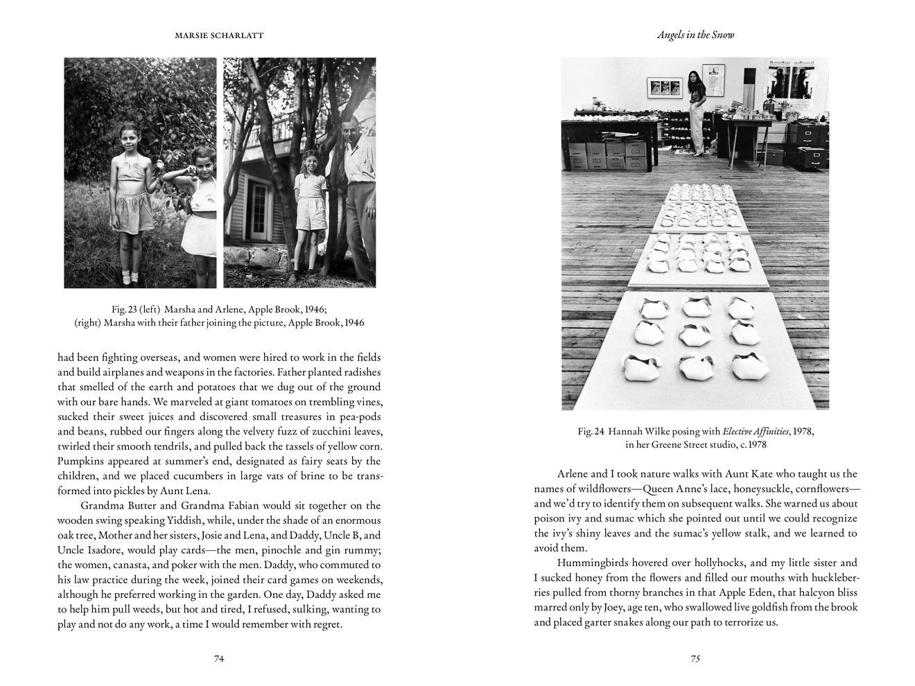 book spread with illustrations